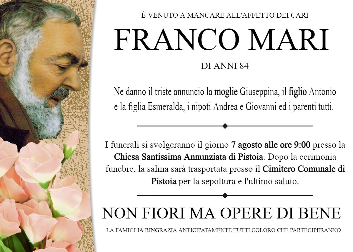 MANIFESTO Franco Mari