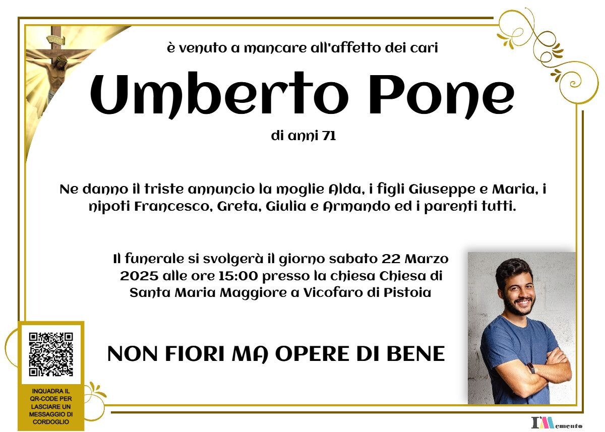 MANIFESTO Umberto Pone