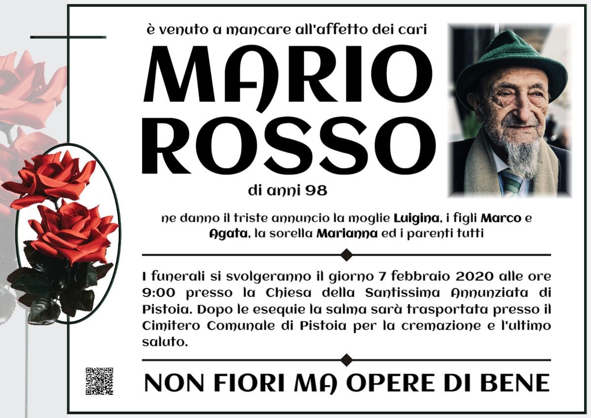 MANIFESTO Mario Rosso